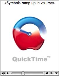 QuickTime caption sample with (misspelled) caption at window top