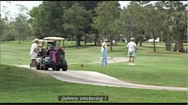 Bungled italics: (Johnny snickering&nbsp;)